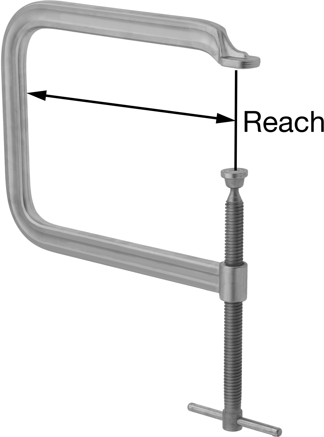 Steel Body and 6 1/4" to 15 3/4" Reach