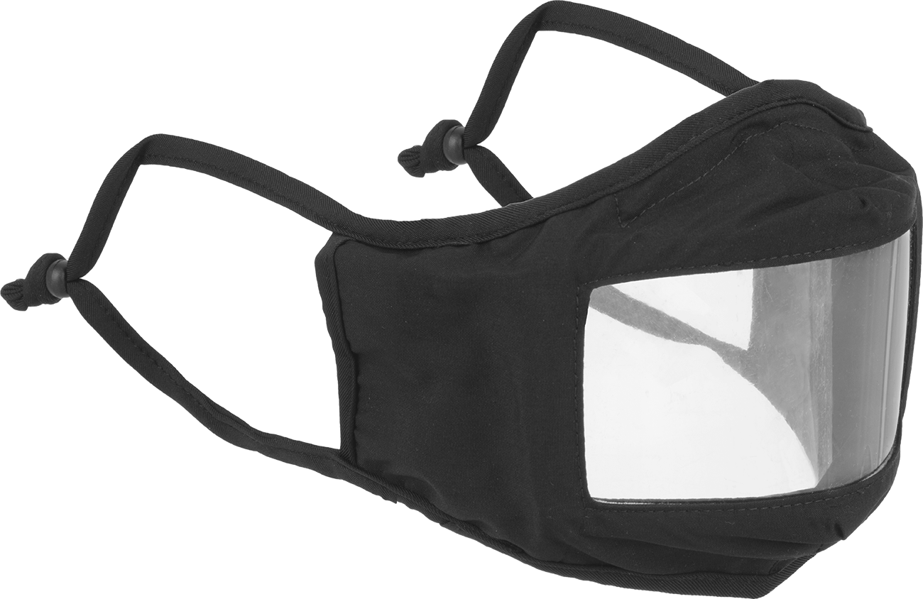 Reusable Mask with Clear Lens