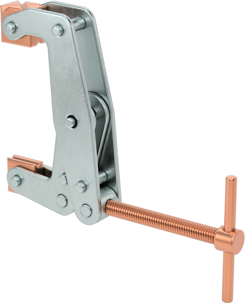 Bükülmeyen C-Kelepçesi, Çelik, T-Saplı, 0“ - 3” Açıklık