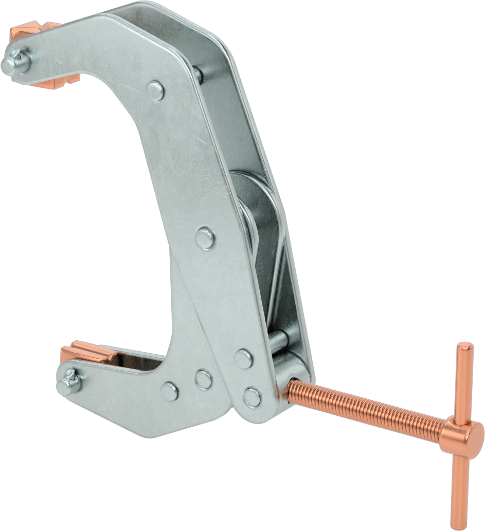 Bükülmeyen C-Kelepçesi, Çelik, T-Saplı, 0“ ila 4-1/2” Açıklık