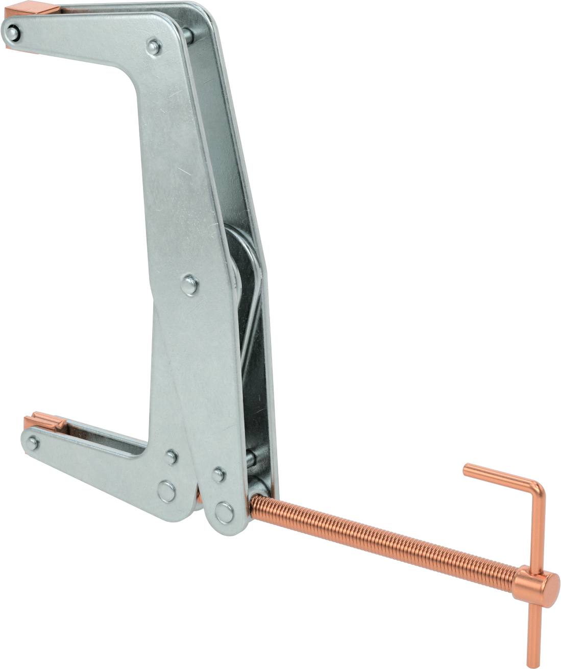 Bükülmeyen C-Kelepçesi, Çelik, T-Saplı, 0“ - 12” Açıklık