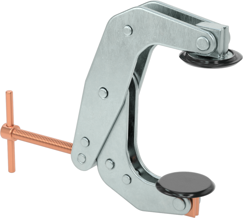 Bükülmeyen C-Kelepçesi, Çizilmez, 0“ ila 4-1/8” Açıklık