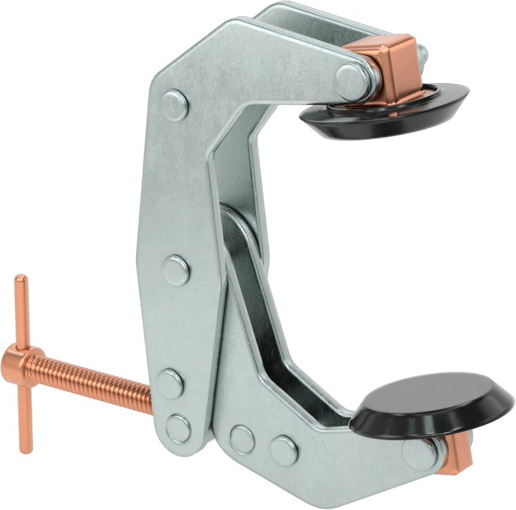 Bükülmeyen C-Kelepçesi, Çizilmez, 0“ ila 2-1/4” Açıklık