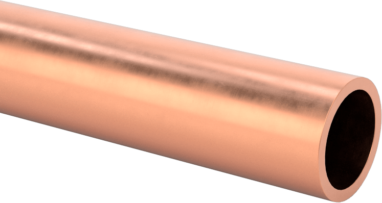 İçme Suyu için Yüksek Basınçlı Bakır Boru, 3/8 Boru Boyutu, 1/2" OD, 0,049 inç Duvar Kalınlığı