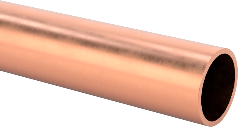 İçme Suyu için Yüksek Basınçlı Bakır Boru, 5/8 Boru Boyutu, 3/4" OD, 0,049 inç Duvar Kalınlığı