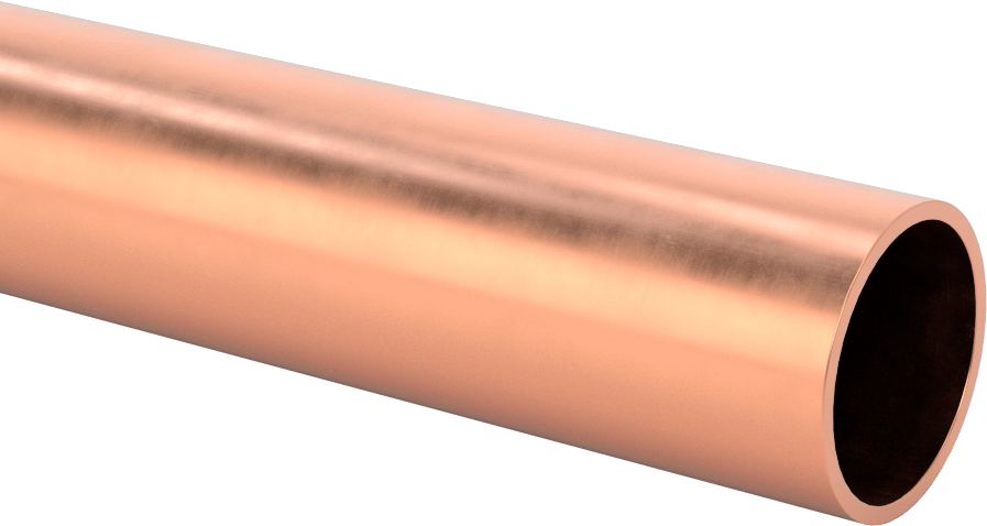 İçme Suyu için Yüksek Basınçlı Bakır Boru, 1 Tüp Boyutu, 1-1/8" OD, 0,065" Duvar Kalınlığı