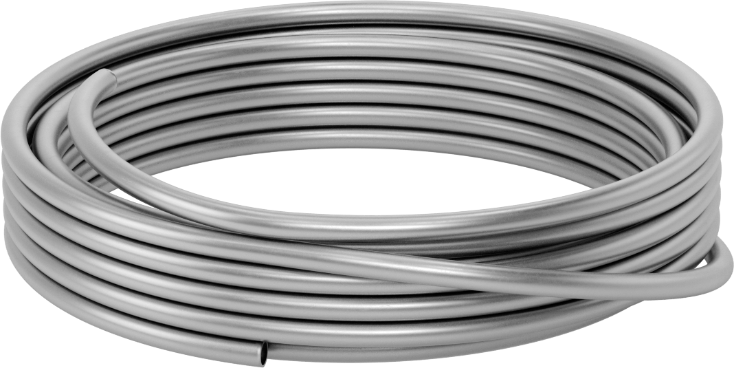 İçme Suyu için Yüksek Basınçlı Bakır Boru, 3/4 Boru Boyutu, 7/8" OD, 0,065" Duvar Kalınlığı, Bobin