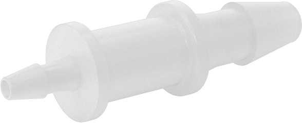 Sıkı Sızdırmazlık Nem Dirençli Dikenli Boru Bağlantı Parçası, Plastik, Hava ve Su için, Redüktör, 1/8“ x 1/16” Boru İç Çapı