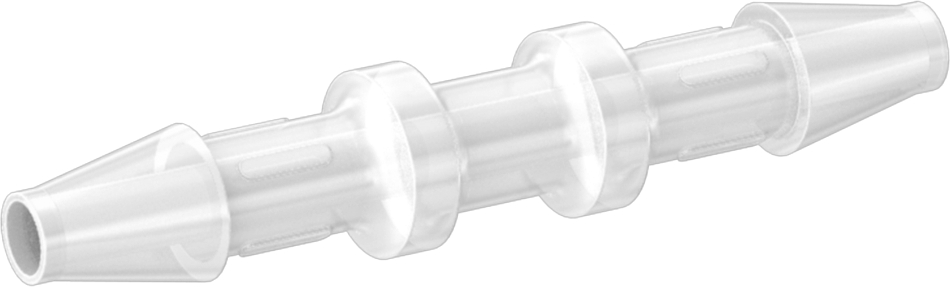 Sıkı Sızdırmazlık Nem Dirençli Dikenli Boru Bağlantı Parçası, Plastik, Hava ve Su için, Konektör, 1/4" Boru İç Çapı için