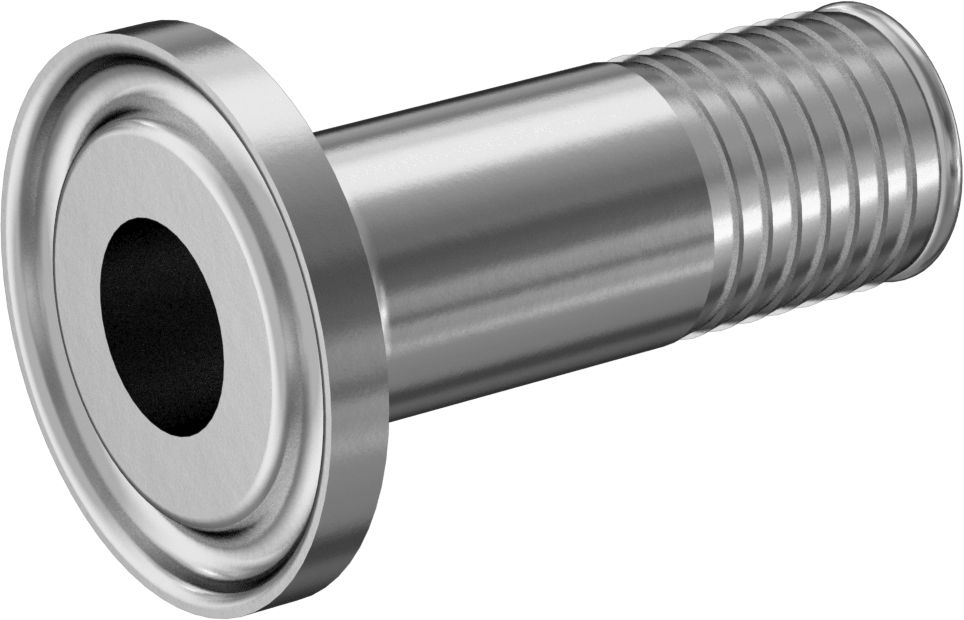 Yüksek Parlaklıkta Hızlı Sıkıştırmalı Sıhhi Boru Bağlantı Elemanı, 3/4" Boru için 316L Paslanmaz Çelik Adaptör, 1/2" Hortum İç Çapı için