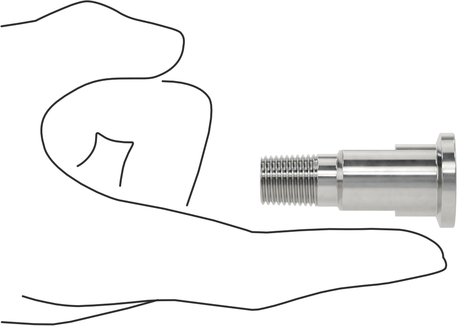 Yüksek Parlaklıkta Hızlı Sıkıştırmalı Sıhhi Boru Bağlantı Elemanı, 3/4" Boru Dış Çapı x 1/4 NPT Erkek için 304 Paslanmaz Çelik Adaptör