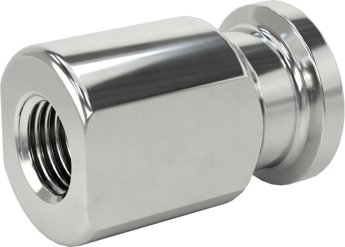 Yüksek Parlaklıkta Hızlı Sıkıştırmalı Sıhhi Boru Bağlantı Elemanı, 3/4" Dış Çaplı Boru x 1/4 NPT Dişi için 304 Paslanmaz Çelik Adaptör