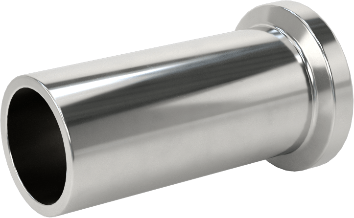 Yüksek Parlaklıkta Hızlı Sıkıştırmalı Sıhhi Boru Bağlantı Elemanı, 3/4“ Boru x 3/4” Alın Kaynağı Dış Çapı için 304 Paslanmaz Çelik Adaptör