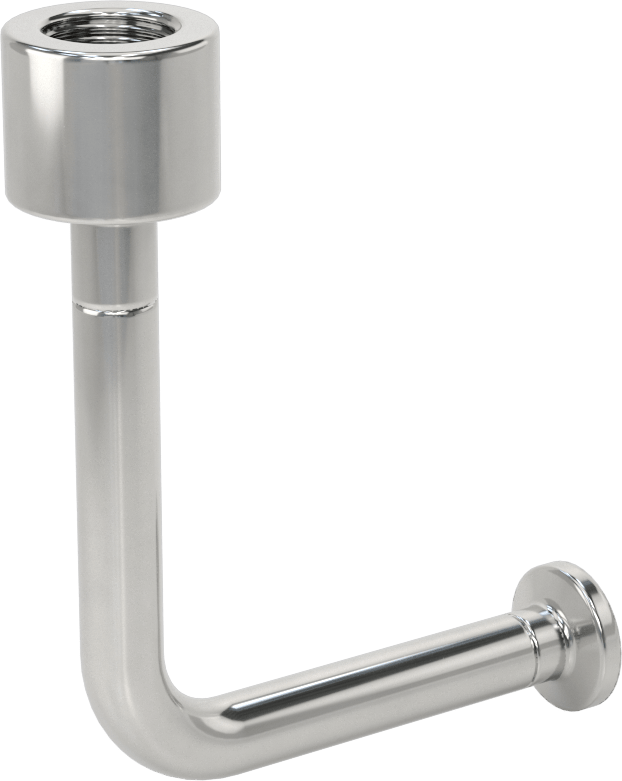 Yüksek Parlaklıkta Hızlı Sıkıştırmalı Sıhhi Boru Bağlantı Elemanı, 304 Paslanmaz Çelik 90 Derece Adaptör, 1/2" Boru Dış Çapı x 1/2 NPT Dişi