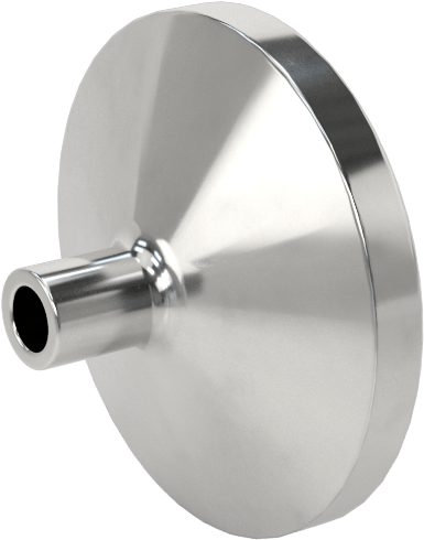 Yüksek Parlaklıkta Hızlı Sıkıştırmalı Sıhhi Boru Bağlantı Elemanı, 316/316L Paslanmaz Çelik Adaptör, 1/4“ Boru x 1/4” Alın Kaynağı Dış Çapı