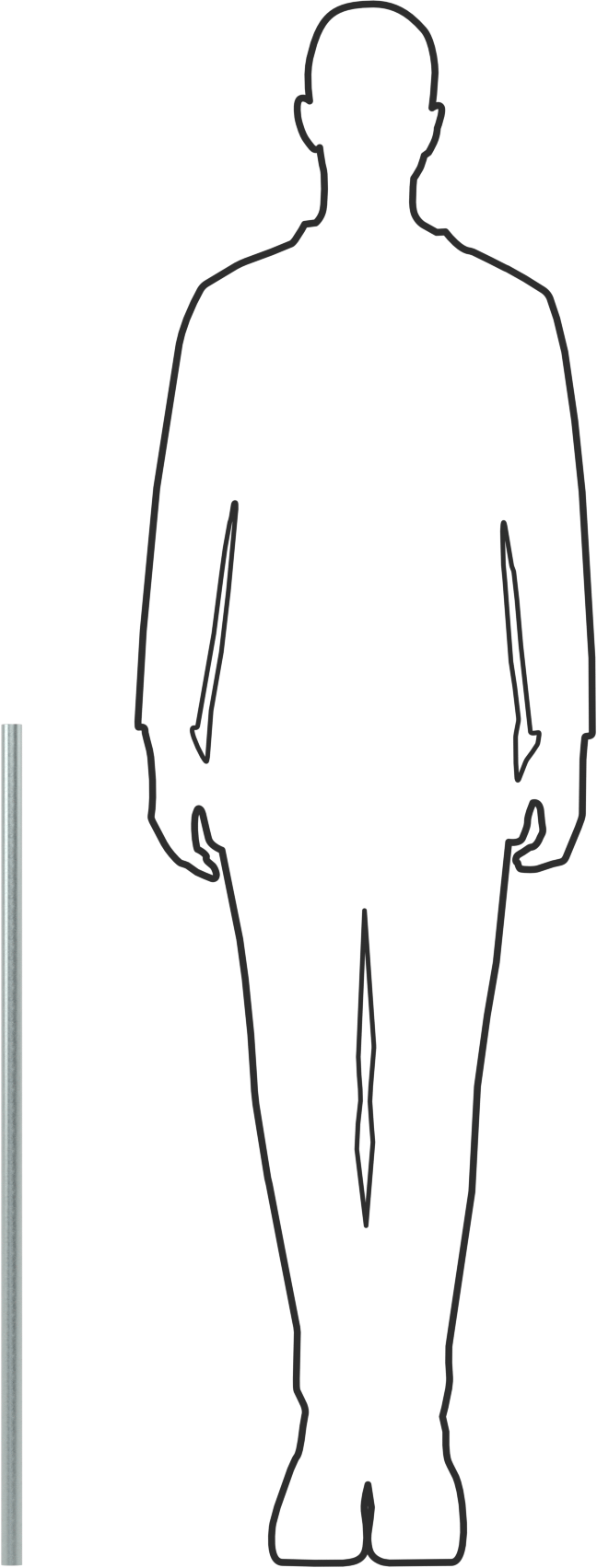 Çinko Çubuk, 7/8" Çap, 3 Fit Uzunluk
