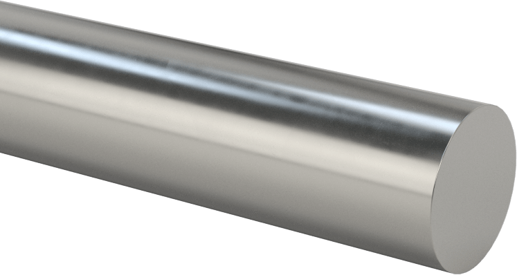 Ultra Yüksek Sıcaklık Molibden Çubuk, 1/2" Çap x 6 Fit Uzun