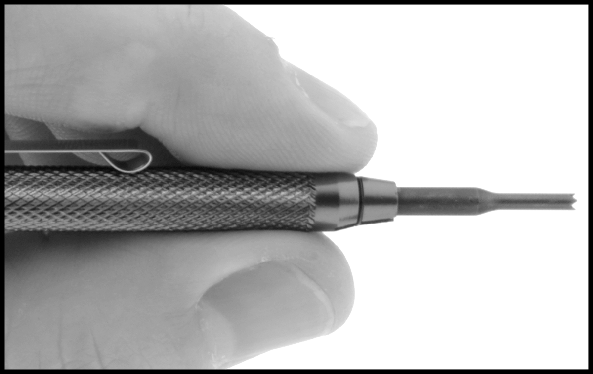 Minyatür Vida Çıkarıcı, 1,1 mm ve 1,5 mm Vida Girintisi Genişliği için