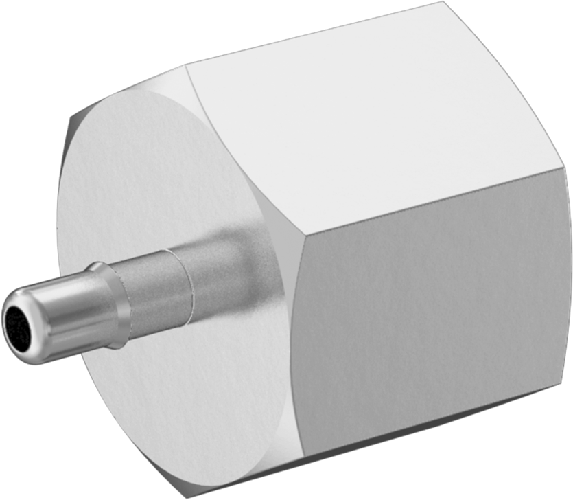 Alüminyum Düşük Basınçlı Dikenli Boru Bağlantı Parçası, Hava ve Su için, 1/8" Boru x 1/4 NPT Dişi için Adaptör