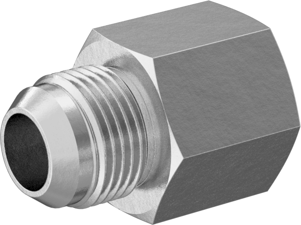 Bakır Boru için 37 Derece Genişletilmiş Bağlantı Parçası, 3/4" Boru Dış Çapı x 3/4 NPT Dişi için Adaptör