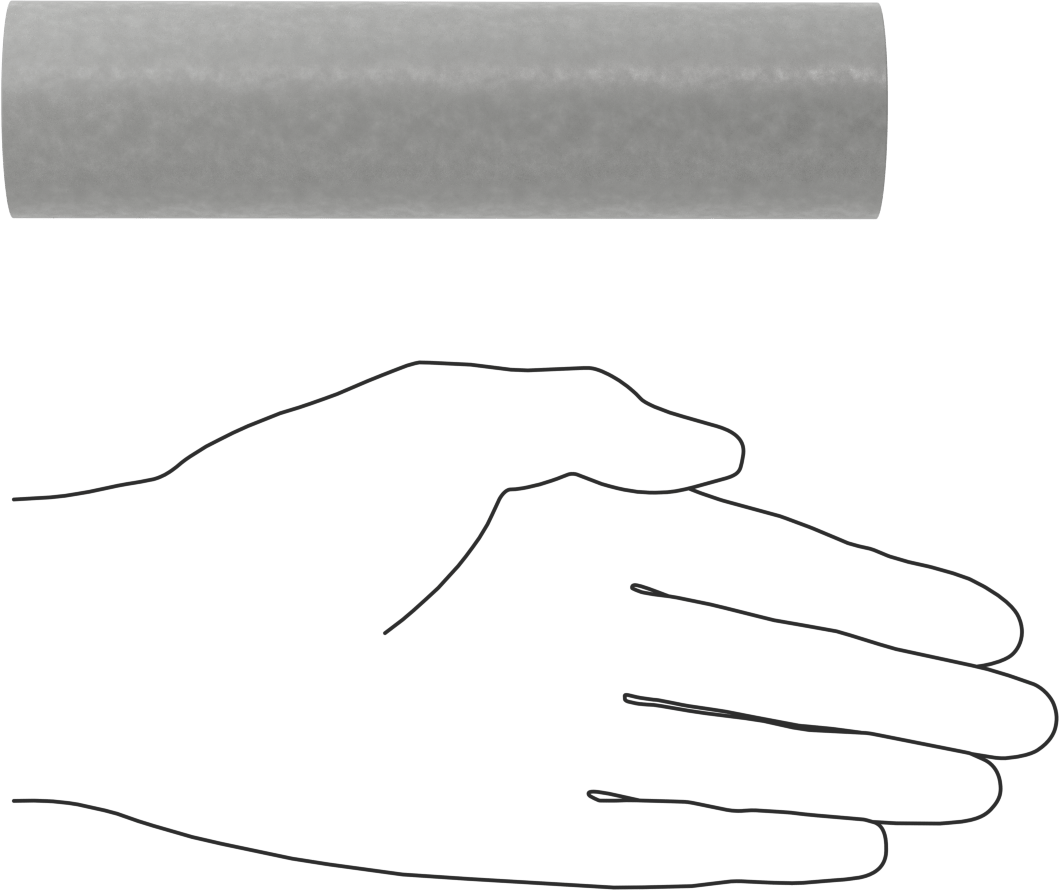 Elektrik Yalıtımlı Mika Tüp, 1-1/2" OD, 1" ID, 1/4" Kalınlıkta Duvar, 558 V/Mil
