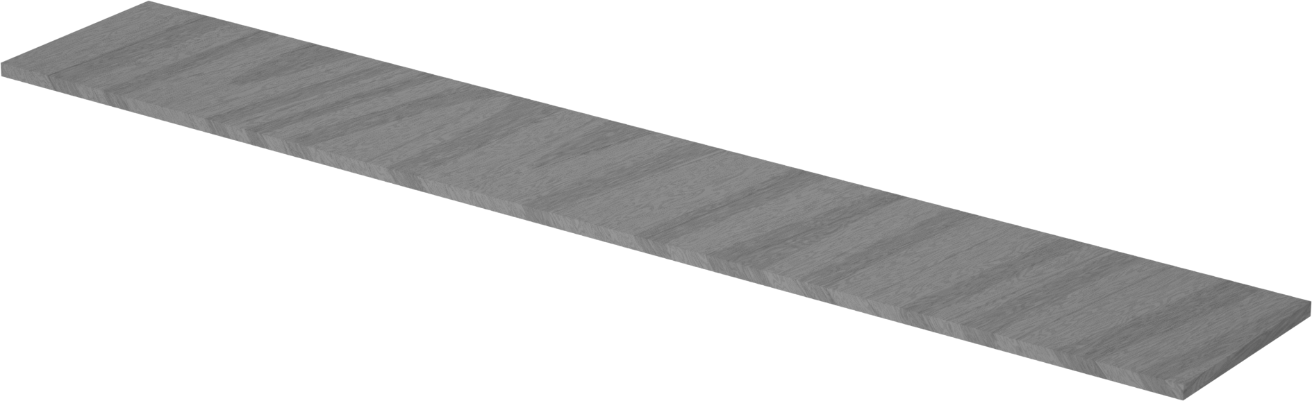 Balsa Ahşap Şerit, 1/4" Kalınlık, 4" Genişlik, 24 inç Uzunluk