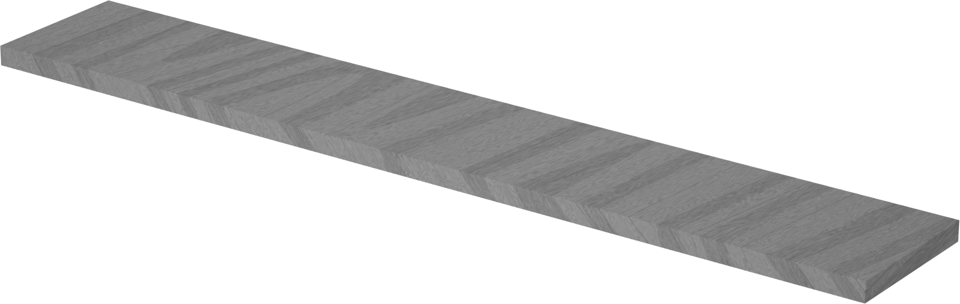Balsa Ahşap Şerit, 1/2" Kalınlık, 4" Genişlik, 24 inç Uzunluk