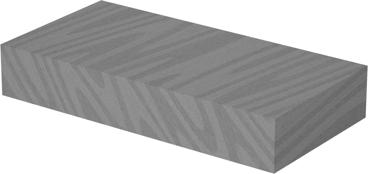 Balsa Ahşap Şerit, 1" Kalınlık, 3" Genişlik, 6 inç Uzunluk