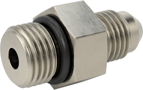 Çelik Boru için 37 Derece Genişletilmiş Bağlantı Parçası, 1/4“ Dış Çaplı Boru x 1/2”-20 için Erkek Düz Adaptör