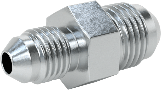 Çelik Boru için 37 Derece Genişletilmiş Bağlantı Parçası, 3/8“ x 1/4” Dış Çaplı Boru için Erkek Düz Redüktör