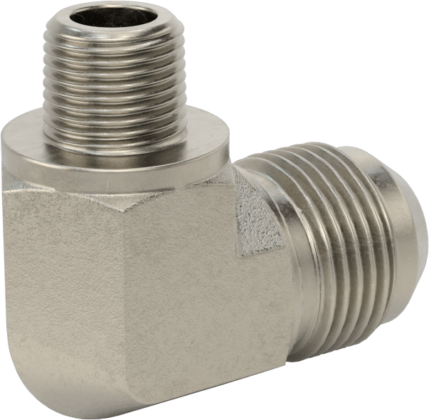 Çelik Boru için 37 Derece Genişletilmiş Bağlantı Parçası, 3/4" Dış Çaplı Boru için Erkek 90 Derece Dirsek Adaptörü, 3/8 NPTF