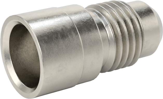 Paslanmaz Çelik Boru için 37 Derece Genişletilmiş Bağlantı Parçası, 3/8“ x 1/4” Dış Çaplı Boru için Düz Redüksiyon Adaptörü