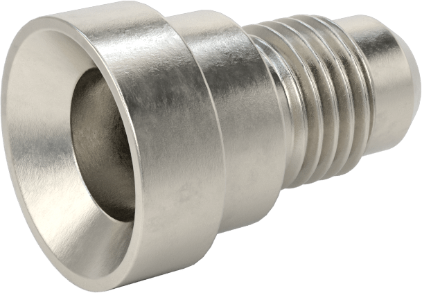 Paslanmaz Çelik Boru için 37 Derece Genişletilmiş Bağlantı Parçası, 1/2“ x 1/4” Boru Dış Çapı için Düz Redüksiyon Adaptörü