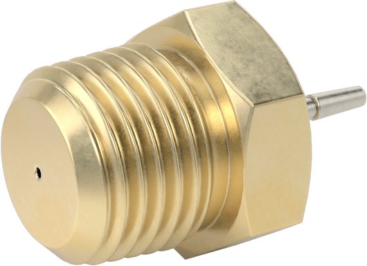 Pirinç Yüksek Basınçlı Dikenli Boru Adaptörü, Hava ve Su için, 0,040" iç çap x 1/8 NPT erkek bağlantı için