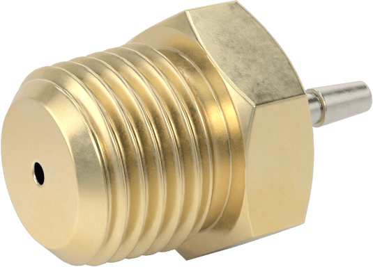 Pirinç Yüksek Basınçlı Dikenli Boru Adaptörü, Hava ve Su için, 1/16" Boru İç Çapı x 1/8 NPT Erkek için
