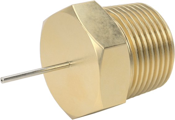 Pirinç Yüksek Basınçlı Dikenli Boru Adaptörü, Hava ve Su için, 1/32" Boru İç Çapı x 1/4 NPT Erkek için