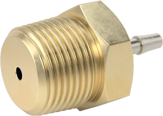 Pirinç Yüksek Basınçlı Dikenli Boru Adaptörü, Hava ve Su için, 3/32" Boru İç Çapı x 1/4 NPT Erkek