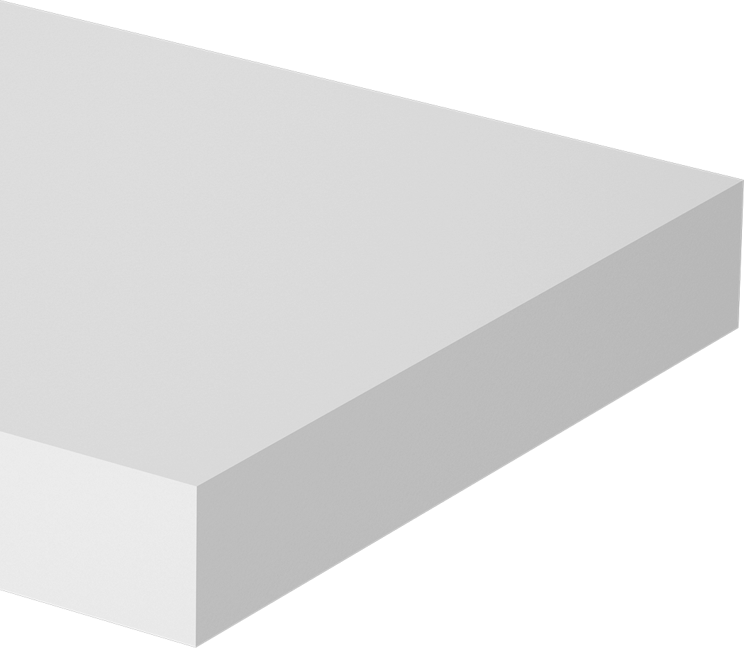 Alev Geciktirici Garolite G-11/FR5 Levha, Yüksek Sıcaklık, 1" Kalınlık, 6" x 6"