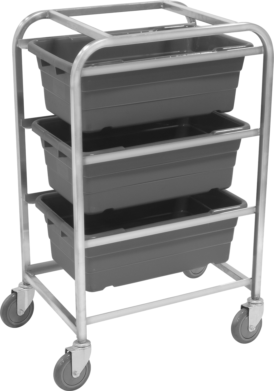 With Three Tote Boxes