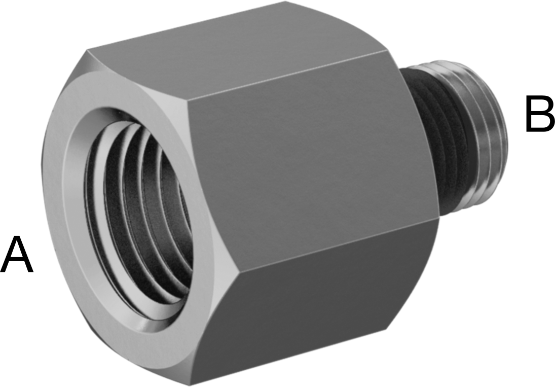 Yüksek Basınçlı Pirinç Boru Bağlantı Elemanı, Sızdırmazlık Maddeli, Redüksiyon Adaptörü, 1/4 Dişi x 1/8 Erkek NPT