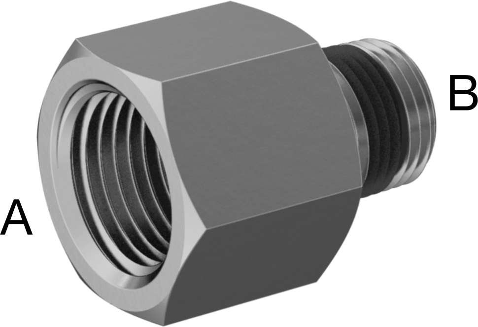 Yüksek Basınçlı Pirinç Boru Bağlantı Elemanı, Sızdırmazlık Maddeli, Redüksiyon Adaptörü, 1/2 Dişi x 3/8 Erkek NPT