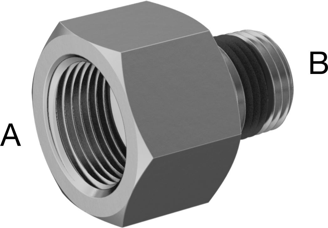 Yüksek Basınçlı Pirinç Boru Bağlantı Elemanı, Sızdırmazlık Maddeli, Redüksiyon Adaptörü, 3/4 Dişi x 1/2 Erkek NPT