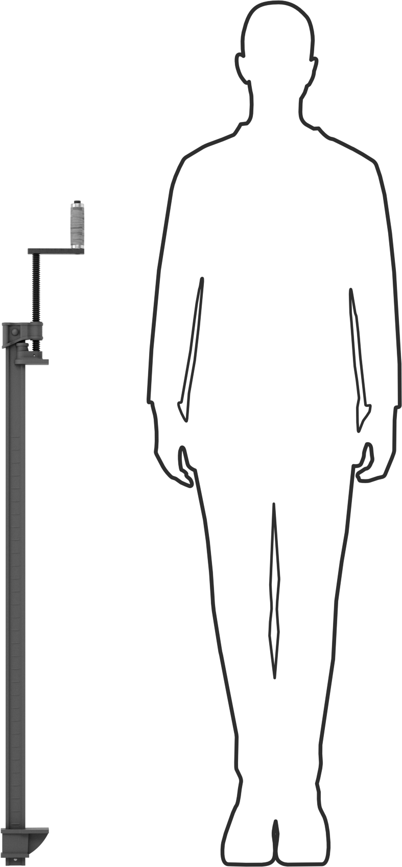 Ağır Hizmet Tipi Çubuk Kelepçesi, 0“- 36” Açıklık