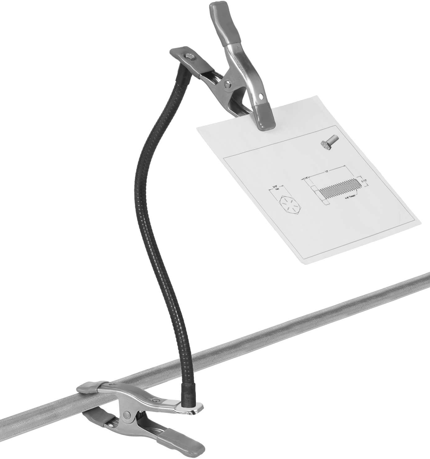 Shown with Clamp-On Mount