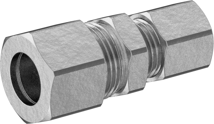 Hava ve Su için Pirinç Sıkıştırma Tüp Bağlantısı, 3/8“ x 1/4” Boru Dış Çapı için Redüktör