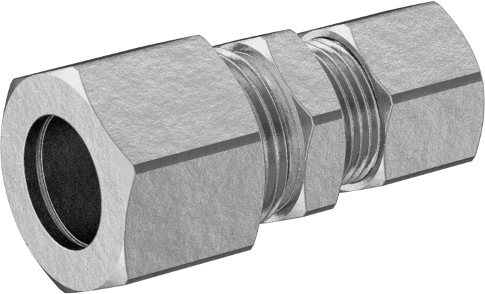 Hava ve Su için Pirinç Sıkıştırma Tüp Bağlantısı, 1/2“ x 3/8” Boru Dış Çapı için Redüktör