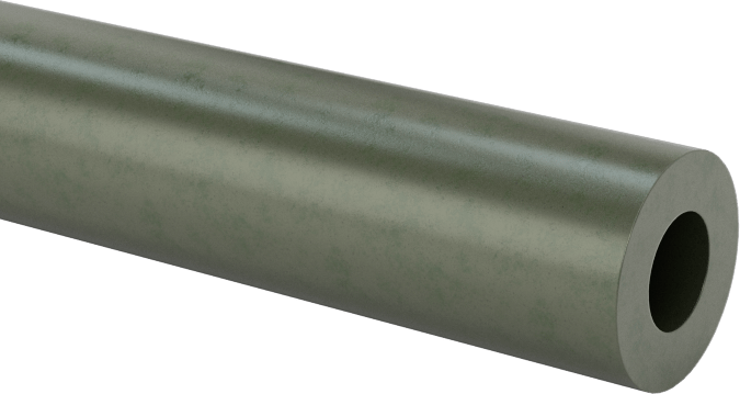 Ekstra Yüksek Sıcaklık Elektrik Yalıtımlı Mika, 1/4“ Dış Çap x 1/8” İç Çap Tüp, 1/16" Kalın Duvar, 508 V/Mil