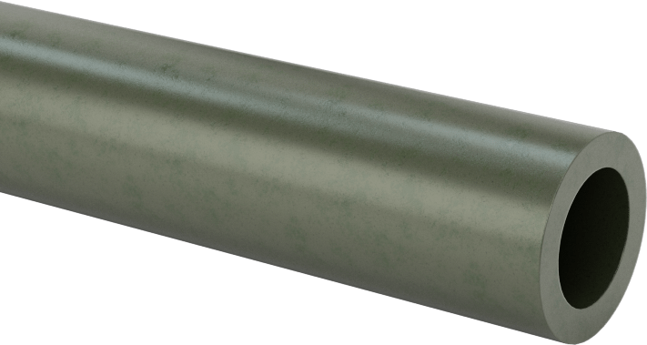 Ekstra Yüksek Sıcaklık Elektrik Yalıtımlı Mika, 3/8“ Dış Çap x 1/4” İç Çap Tüp, 1/16" Kalın Duvar, 508 V/Mil