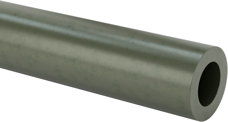 Ekstra Yüksek Sıcaklık Elektrik Yalıtımlı Mika, 5/8“ Dış Çap x 3/8” İç Çap Tüp, 1/8" Kalın Duvar, 508 V/Mil