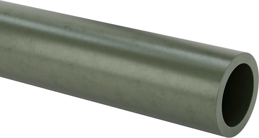 Ekstra Yüksek Sıcaklık Elektrik Yalıtımlı Mika, 1“ Dış Çap x 3/4” İç Çap Tüp, 1/8" Kalın Duvar, 508 V/Mil